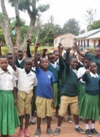Image of school children in Sub-Saharan Africa benefiting from WeSeeHope’s community-led programmes